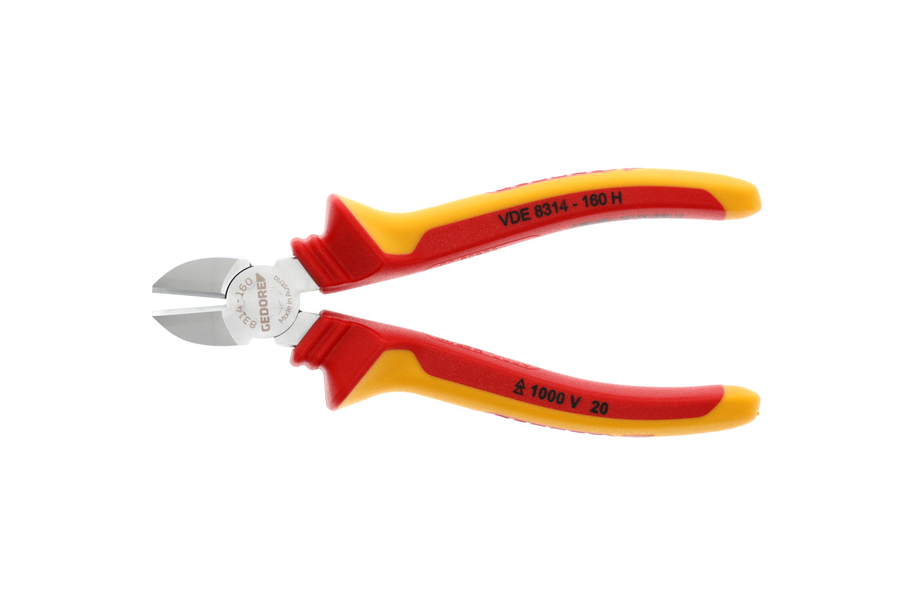 VDE Side cutter with VDE insulating sleeves