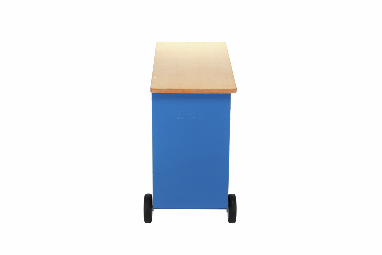 Mobile workbench 1.25 m wide with 7 drawers