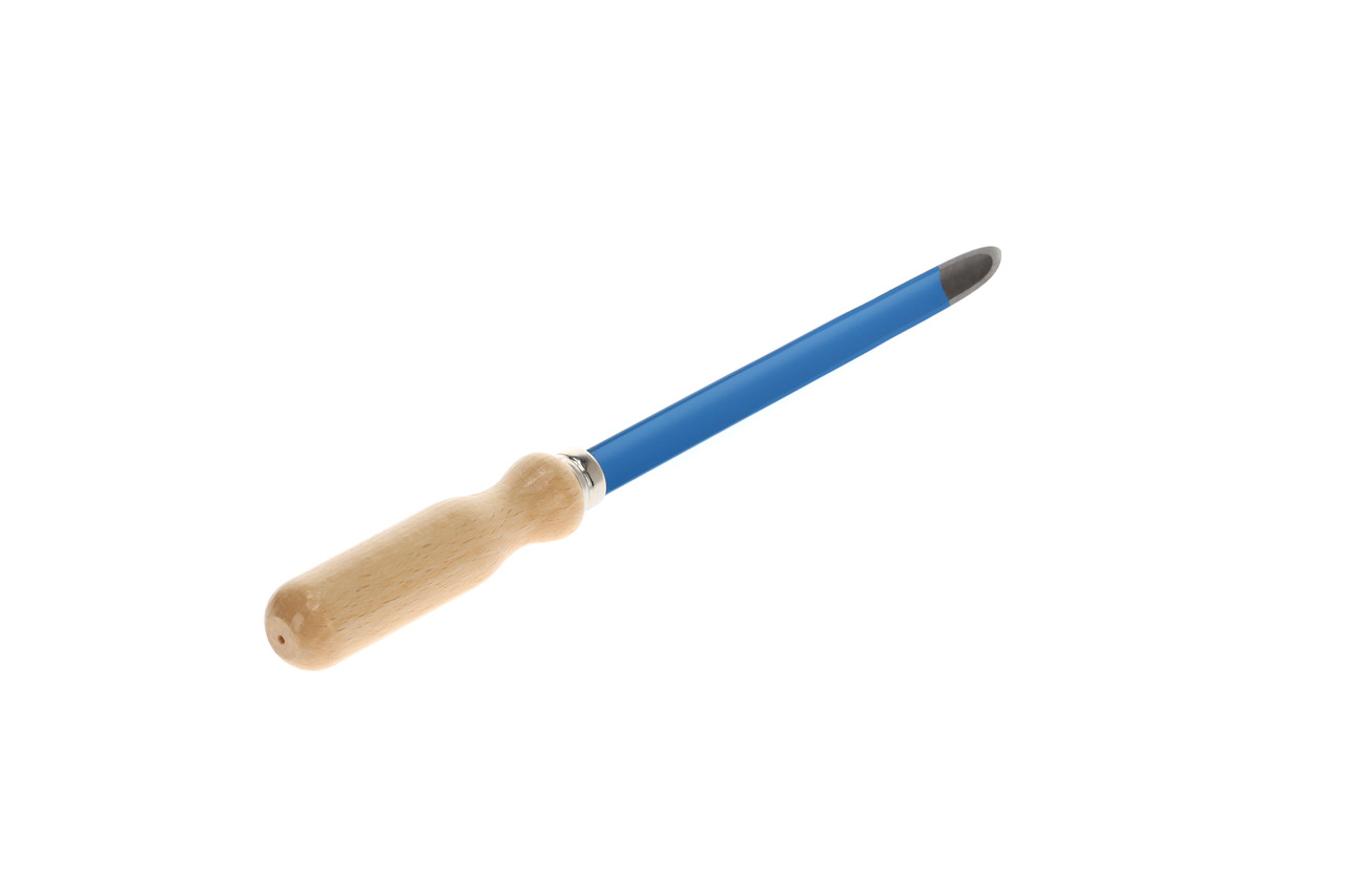 Three-edged hollow ground scraper