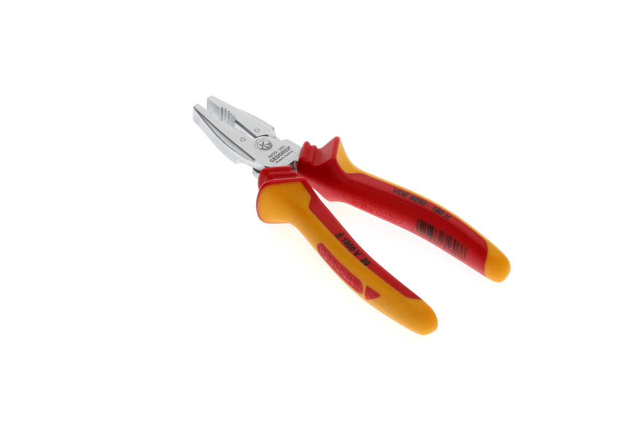 VDE Heavy duty combination pliers with VDE insulat