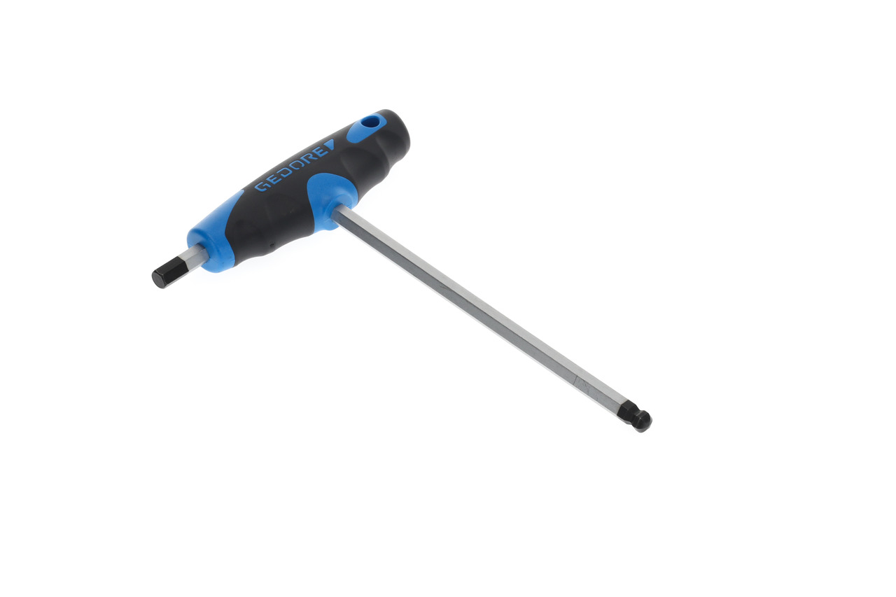 Hexagon socket key with 2C-T-handle