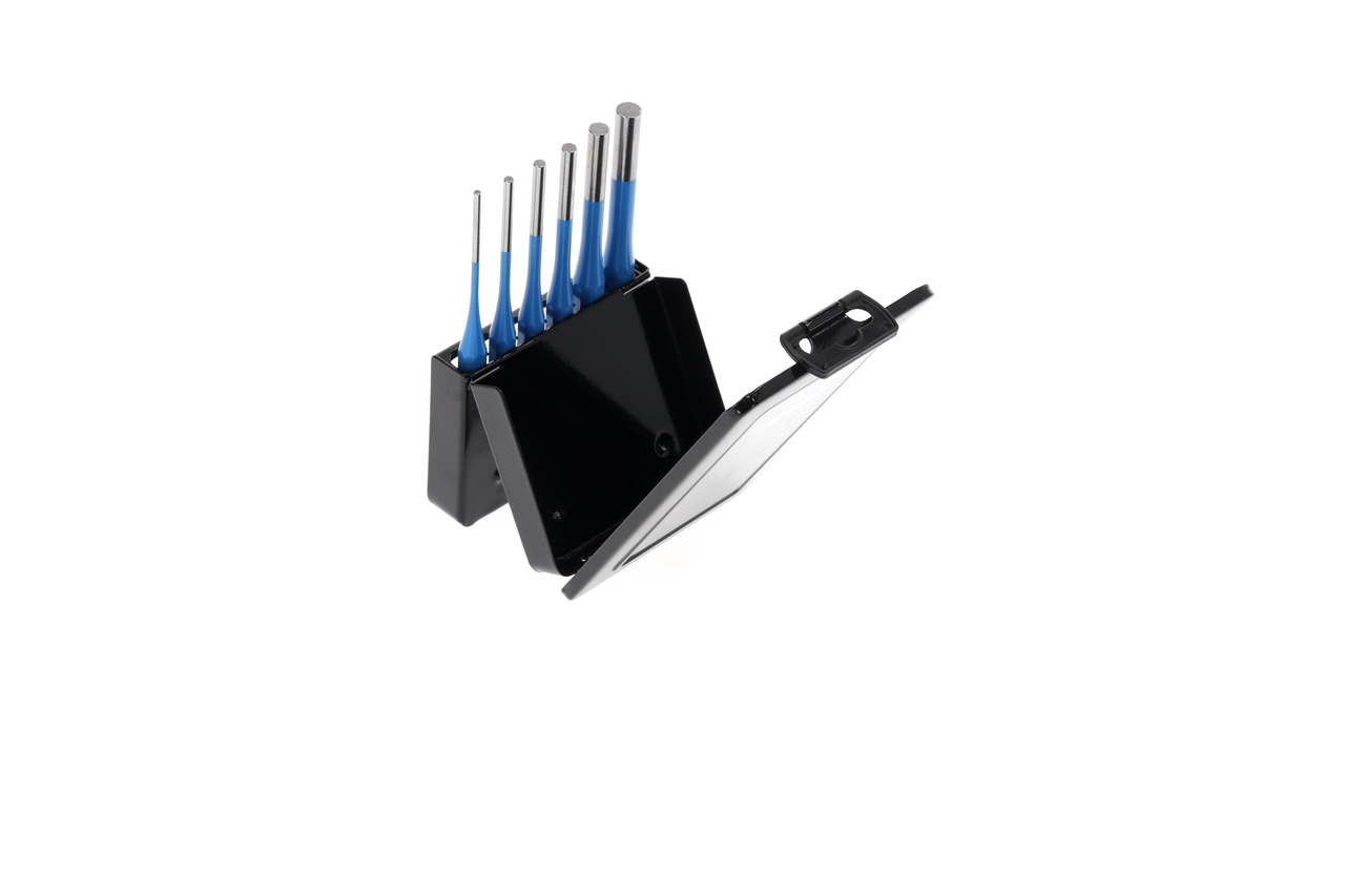 Promotion set of pin punches 6 pcs in metal case Promotion set of pin punches 6 pcs in metal case