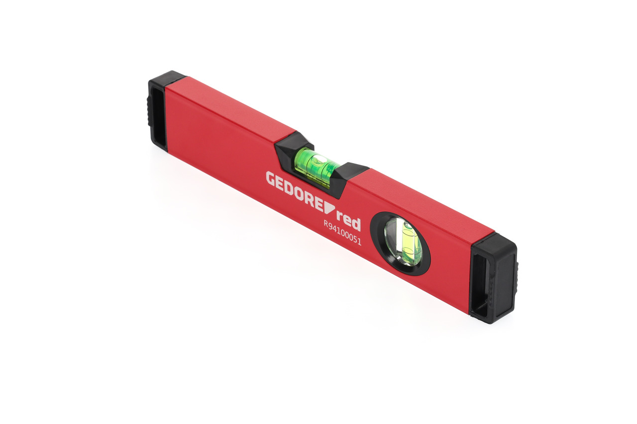 Spirit level l.300mm 2xlevel alum.