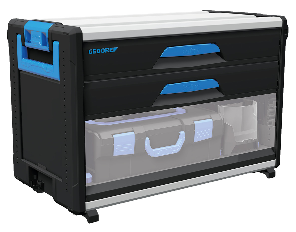WorkMo W3, 2 drawers H6, compartment for L-/S-BOXX WorkMo W3, 2 drawers H6, compartment for L-/S-BOXX