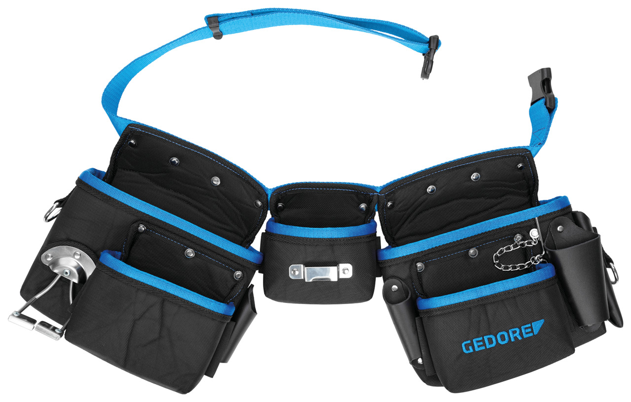 Three-pouch belt set