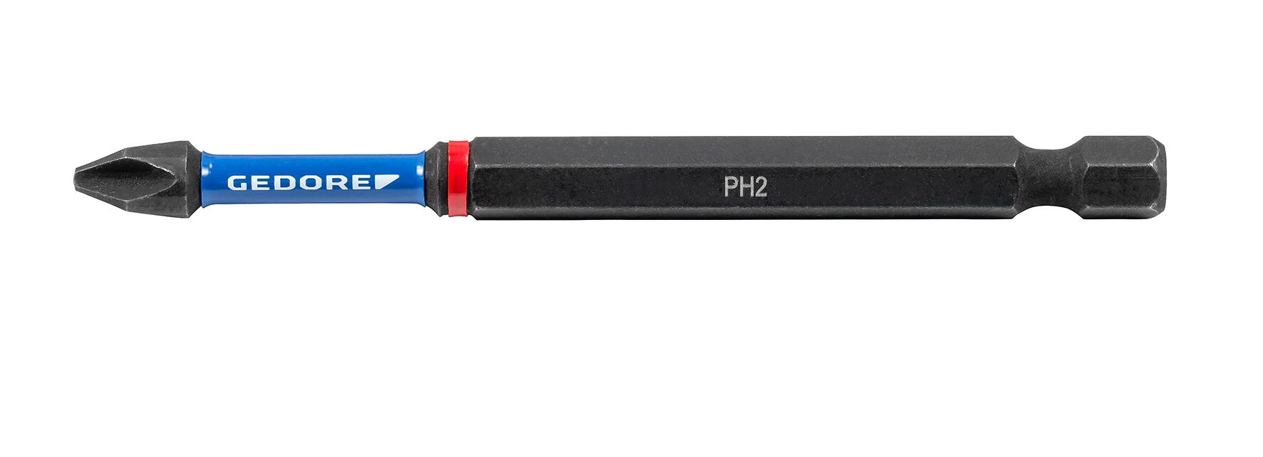 Torsion bit set 2 pieces PH 2, length 90 mm