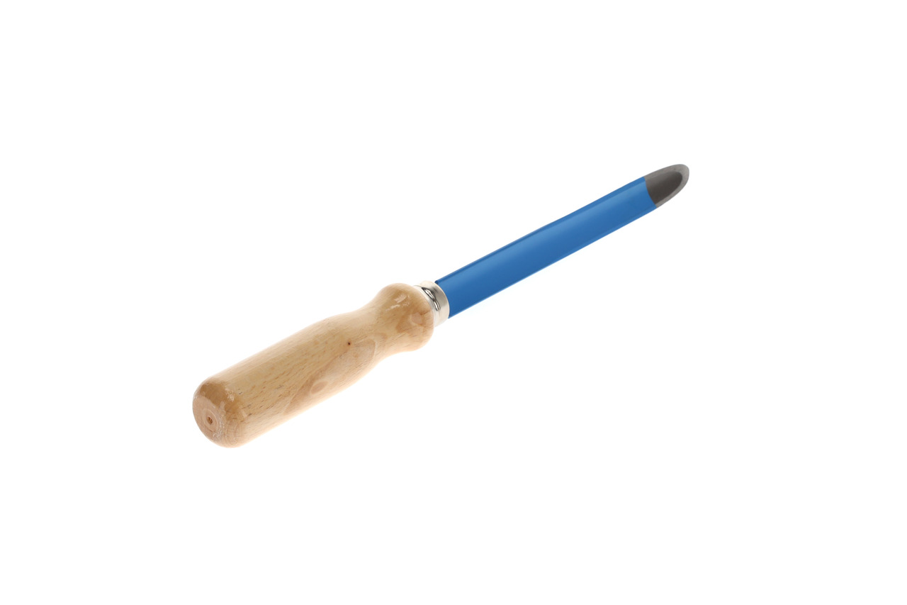 Three-edged hollow ground scraper