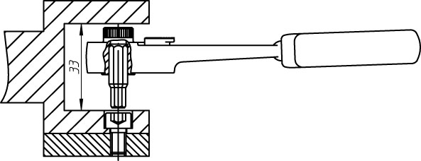 Bit ratchet 1/4" hex Bit ratchet 1/4" hex