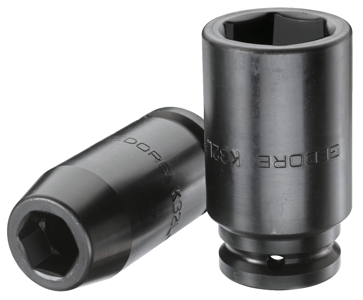 Impact socket 3/4" long hexagon 32 mm