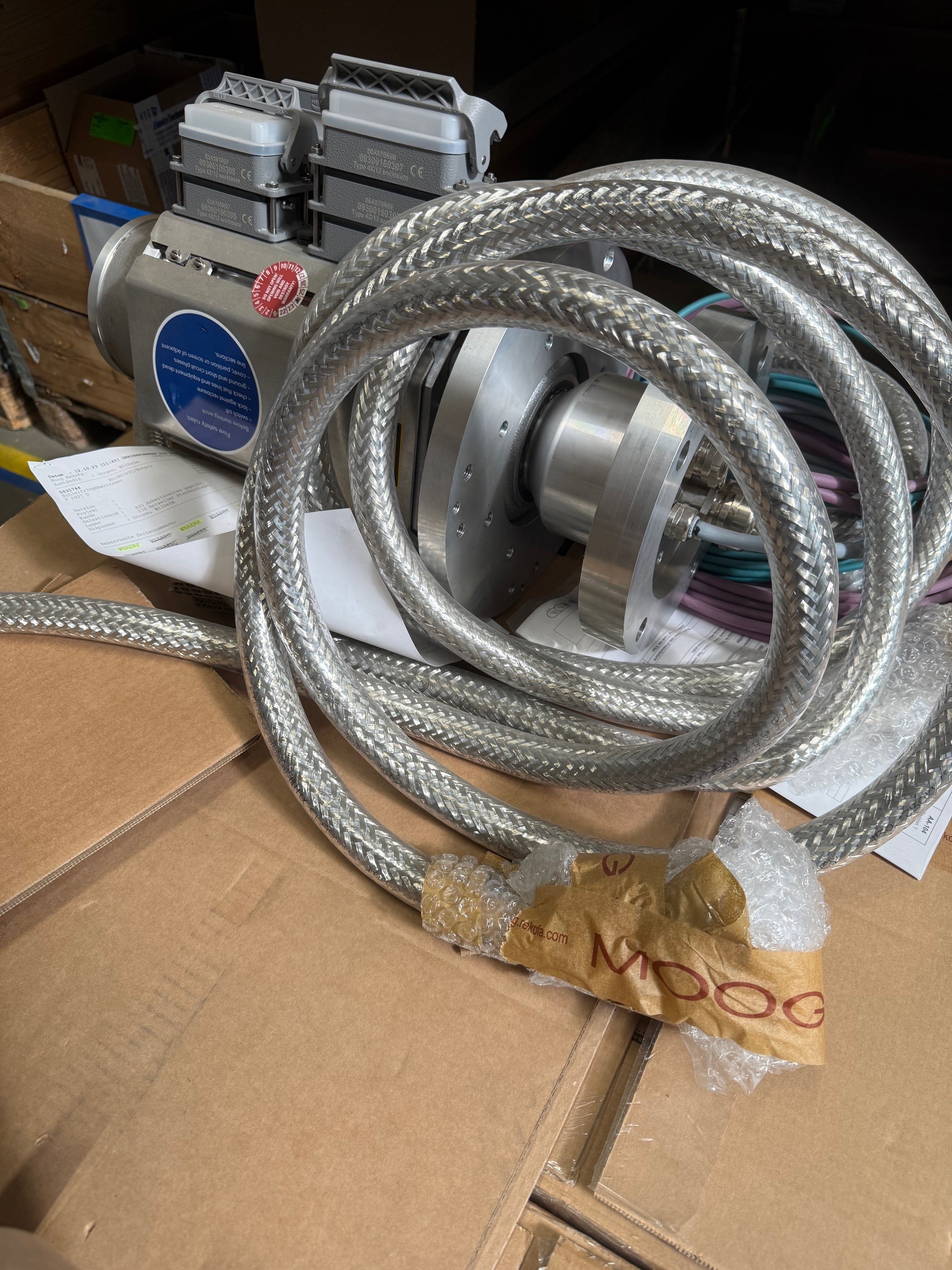 Moog Rekofa slip ring transmitter F 5927 D // 5031744 for Enercon type E160 EP5 E3 R0