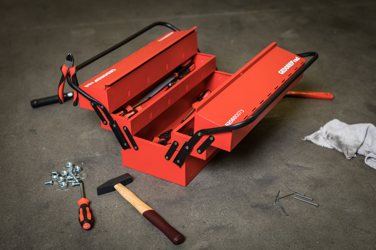 Tool box 5 compartments 535x225x330mm