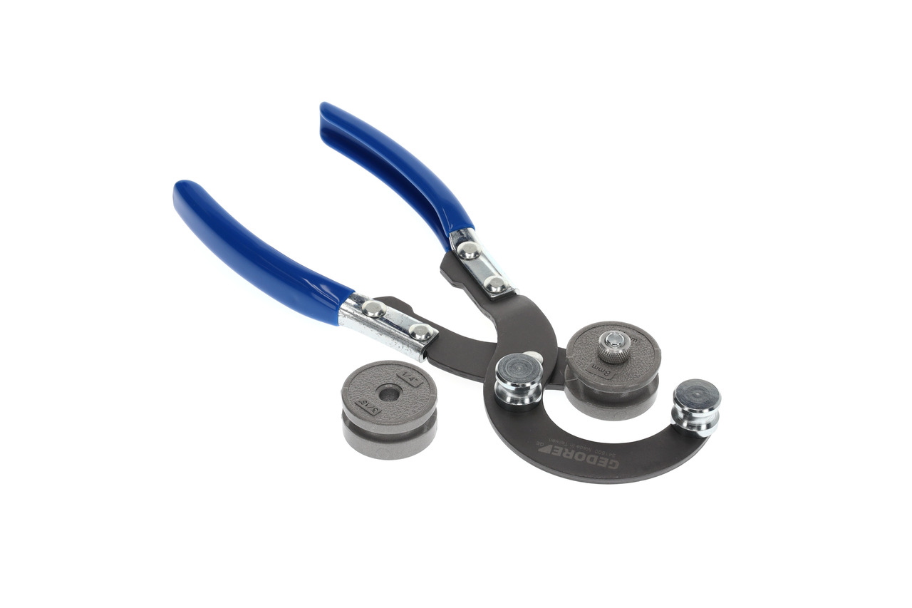 Universal pipe bending pliers