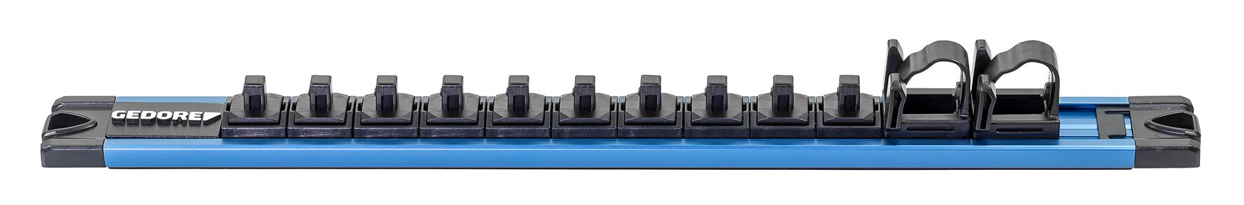 Magnetic tool holding rail 1/4" and bits