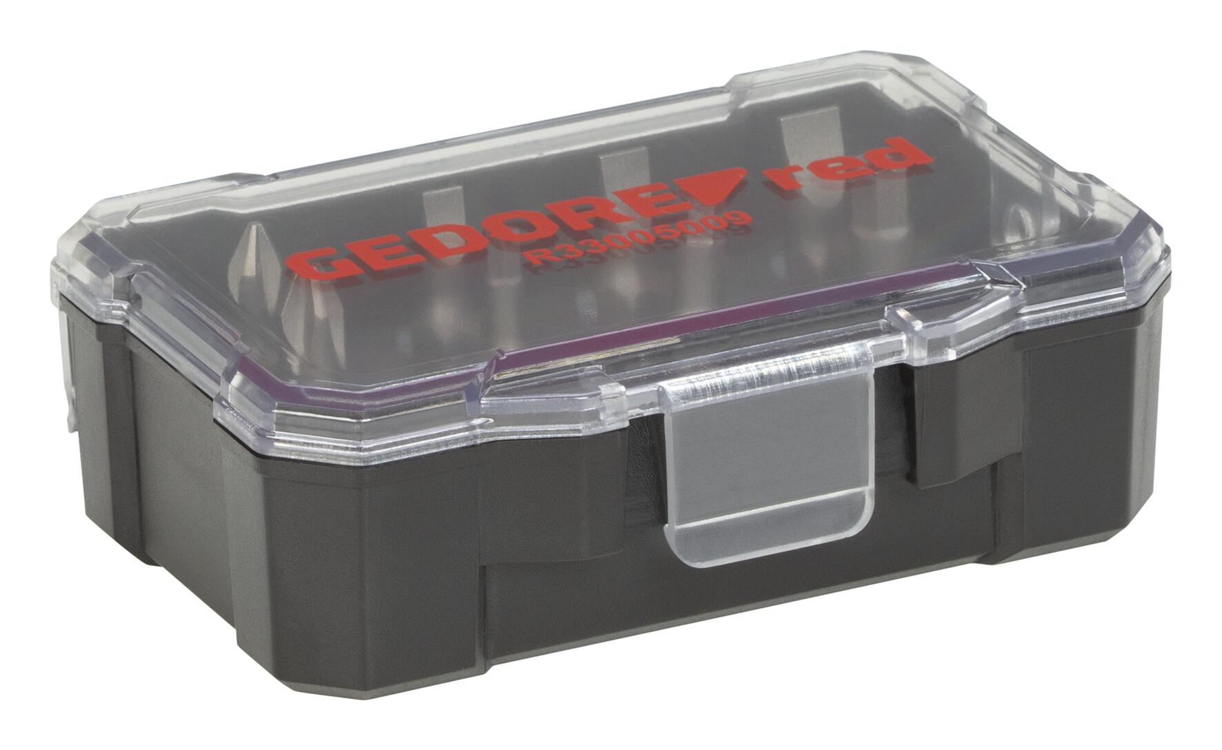 Bit box 1/4 PH+SL+hex.+bit holder 9pcs