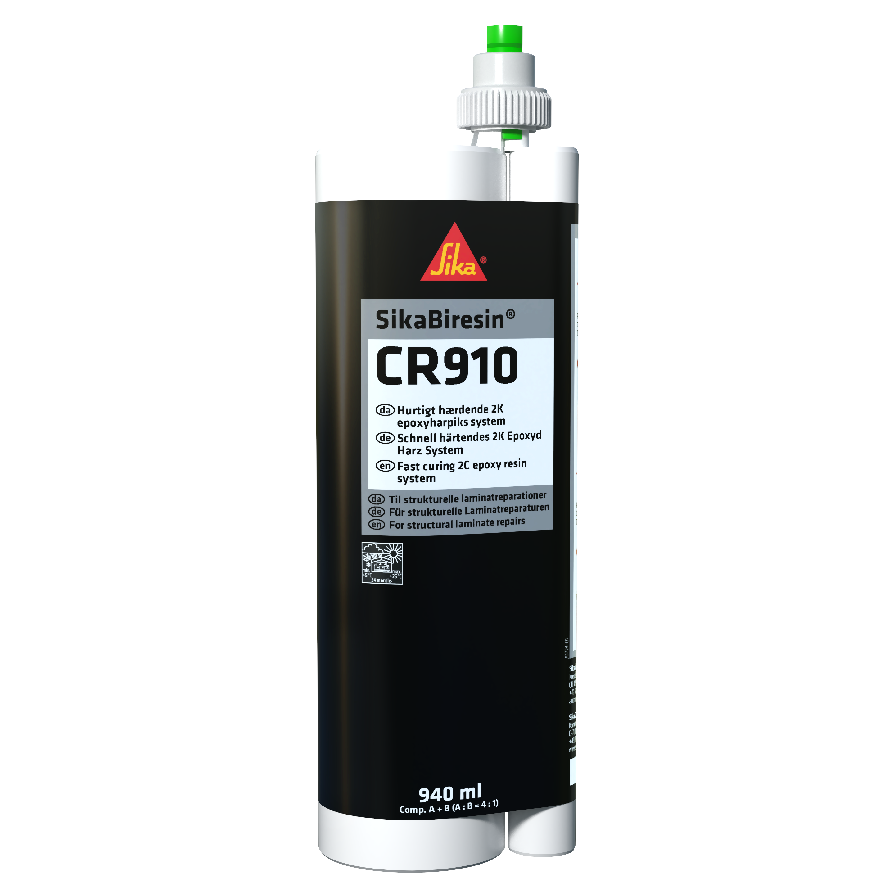 SikaBiresin CR910 Blade Repair Fast (AB) 940ml Doppelkartusche