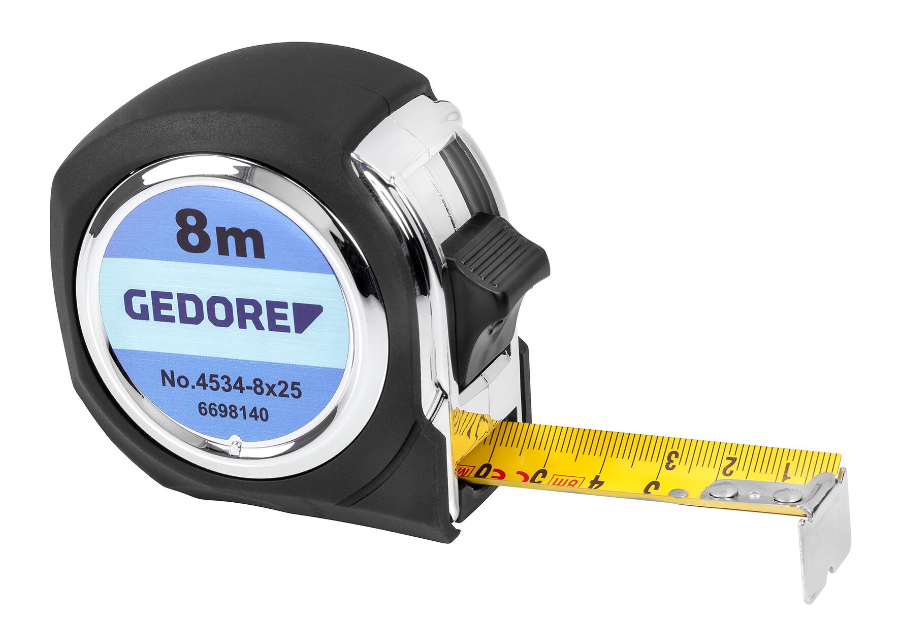 Steel tape measure 8 m