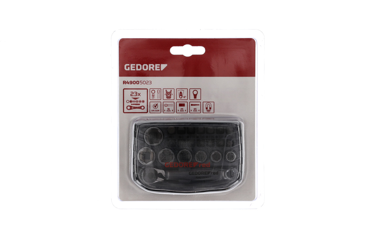 Socket set 1/4 size6-13mm +bits 23pcs