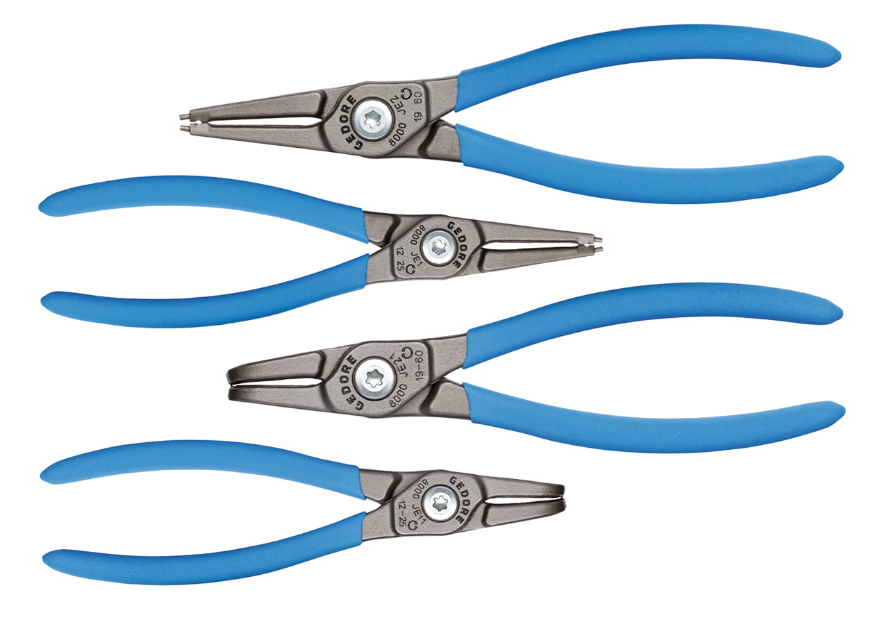 Set of circlip pliers 4 pcs (internal) Set of circlip pliers 4 pcs (internal)