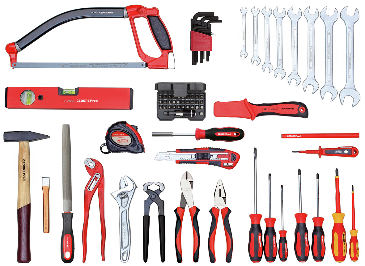 Tool set BASIS loose 72pcs