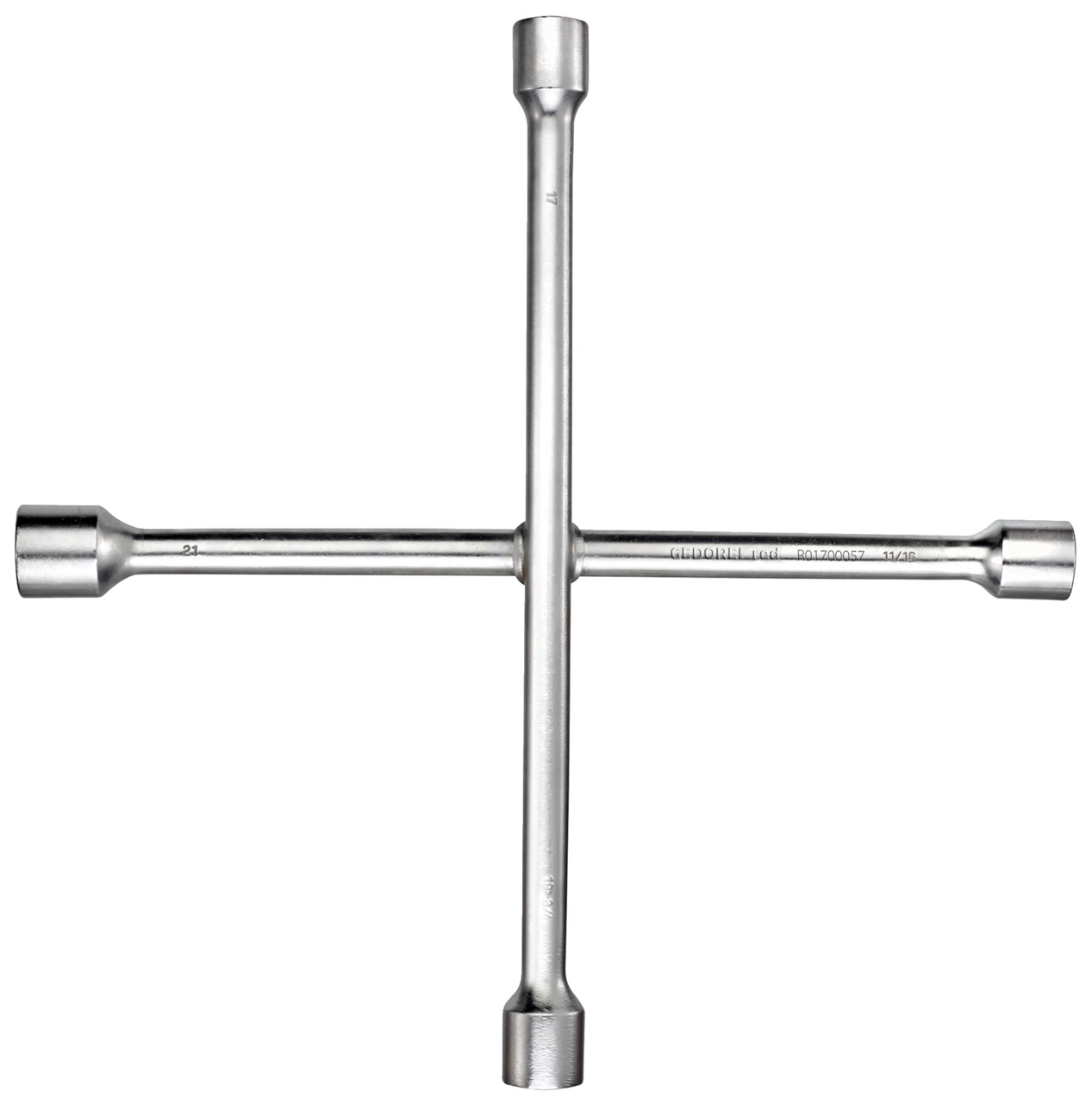 4way wheel wrench size17x19x21x11/16