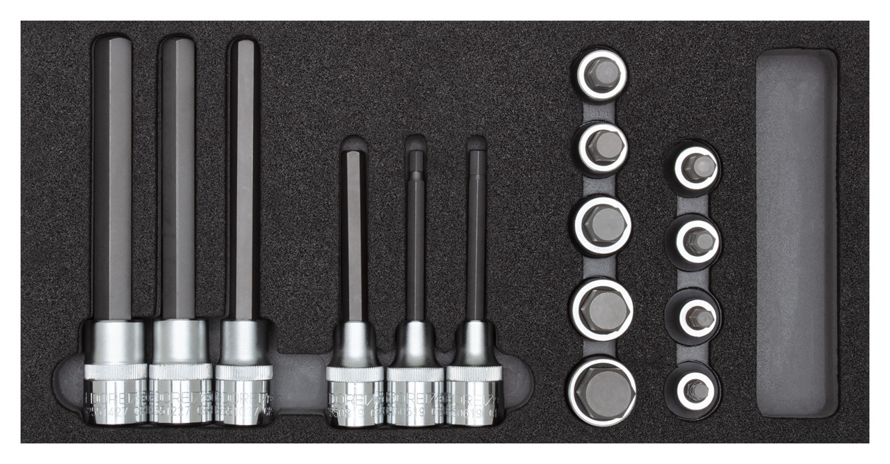 Screwdr.bit sockets 1/2 2/6 CT 15pcs