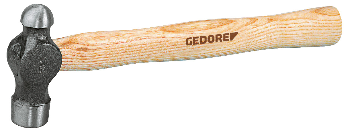 Engineer's ball pein hammer with ball