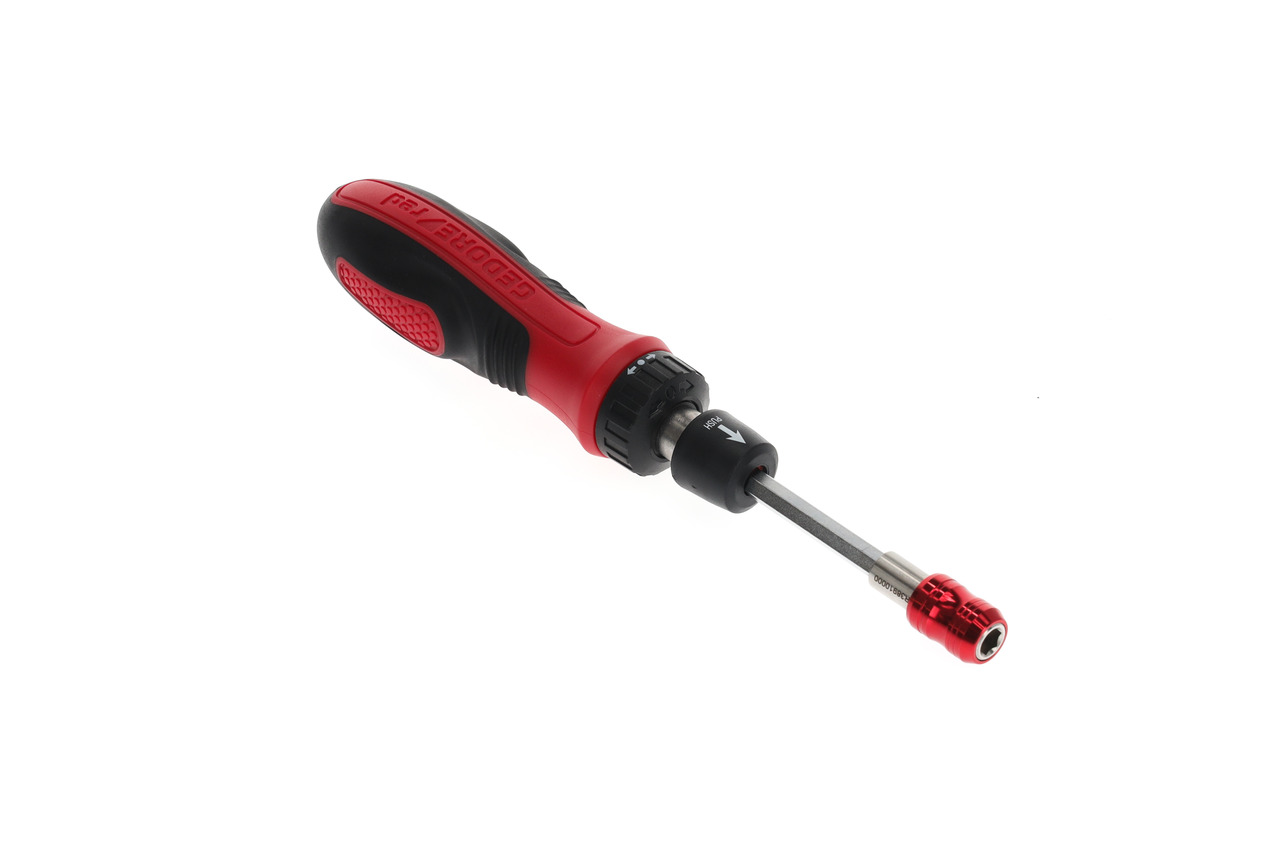 Ratchet screwdriver 1/4 w.telesc.shaft