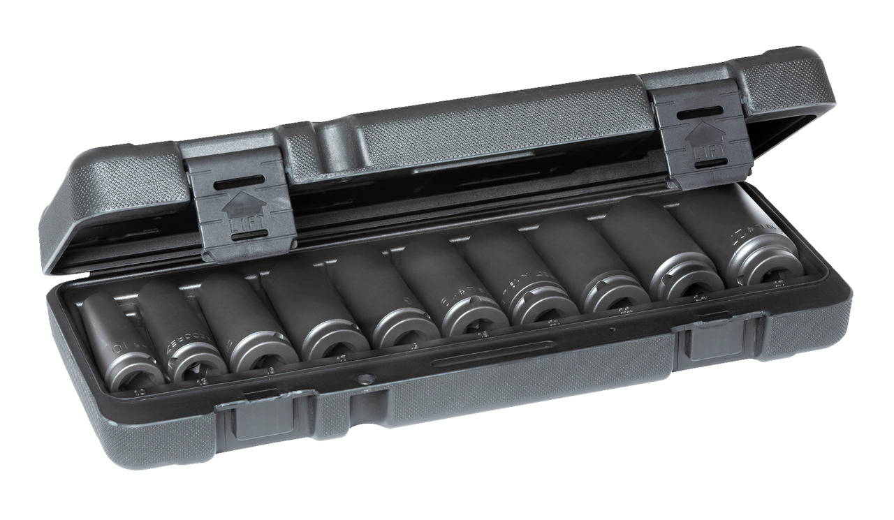 Deep impact socket set 1/2" 10 pcs Deep impact socket set 1/2" 10 pcs