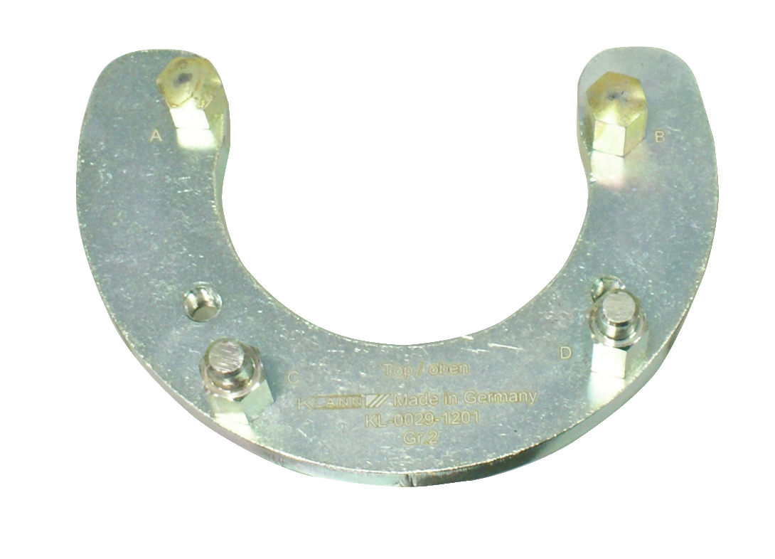 Support plate, size 2 with Bolts