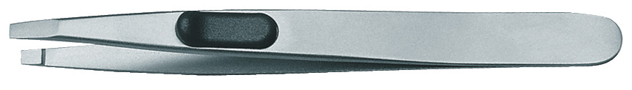 Precision tweezers, flat, non-glare finish