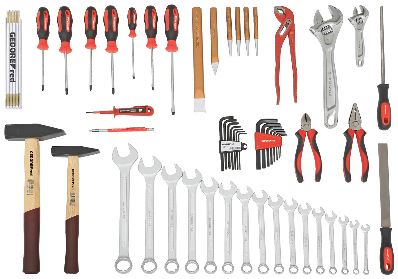 Tool set ALLROUND loose 59pcs
