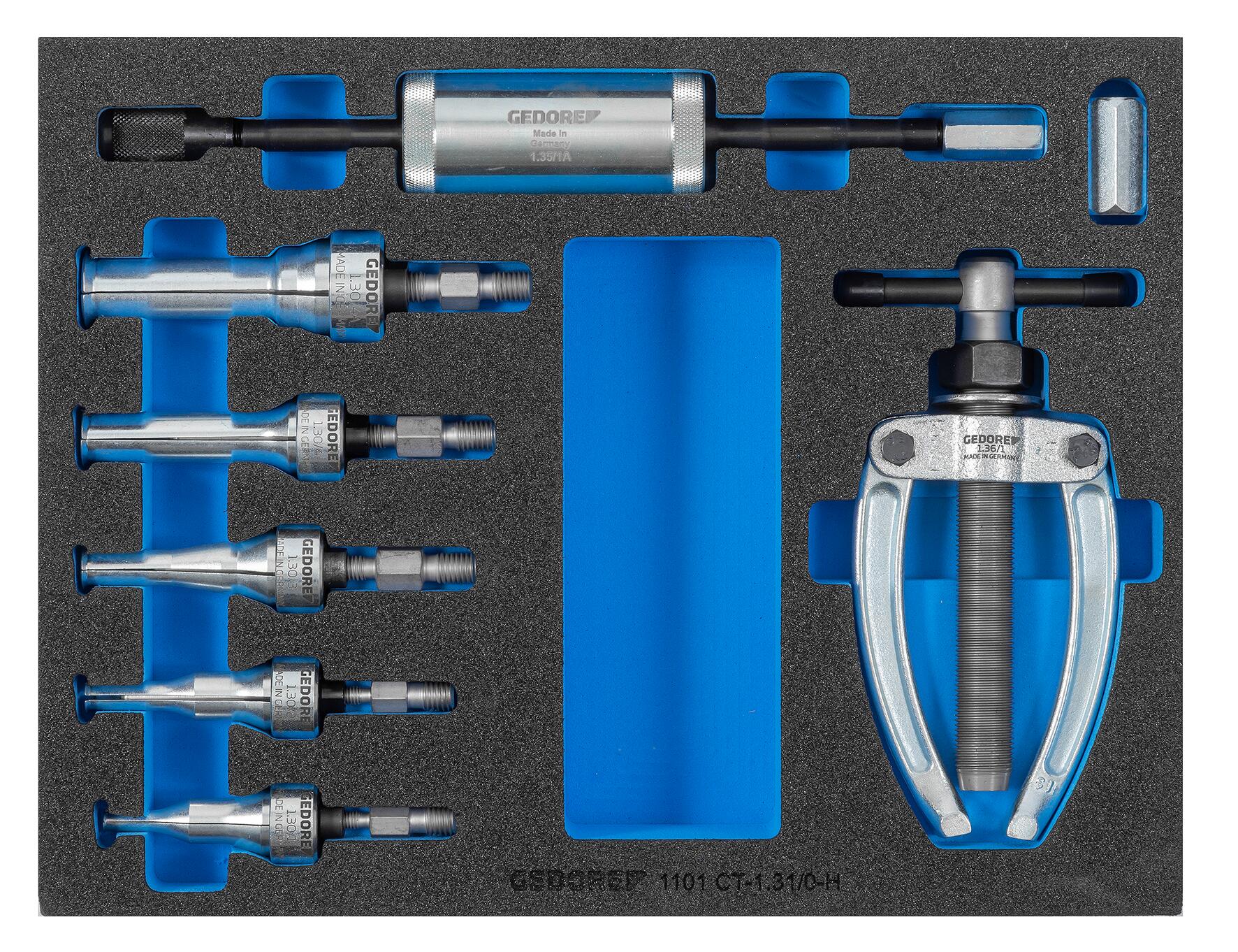 Internal exctractor set in CT module