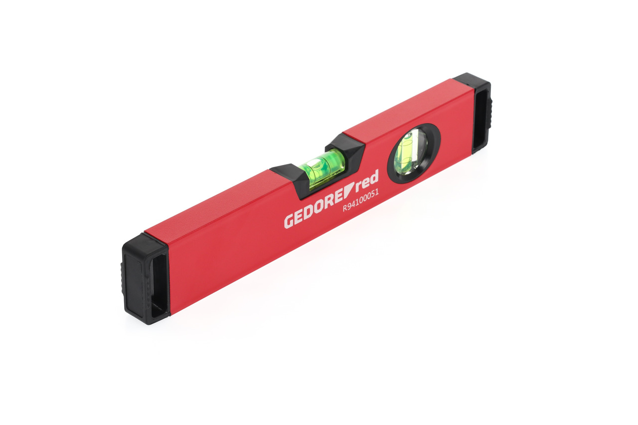 Spirit level l.300mm 2xlevel alum.