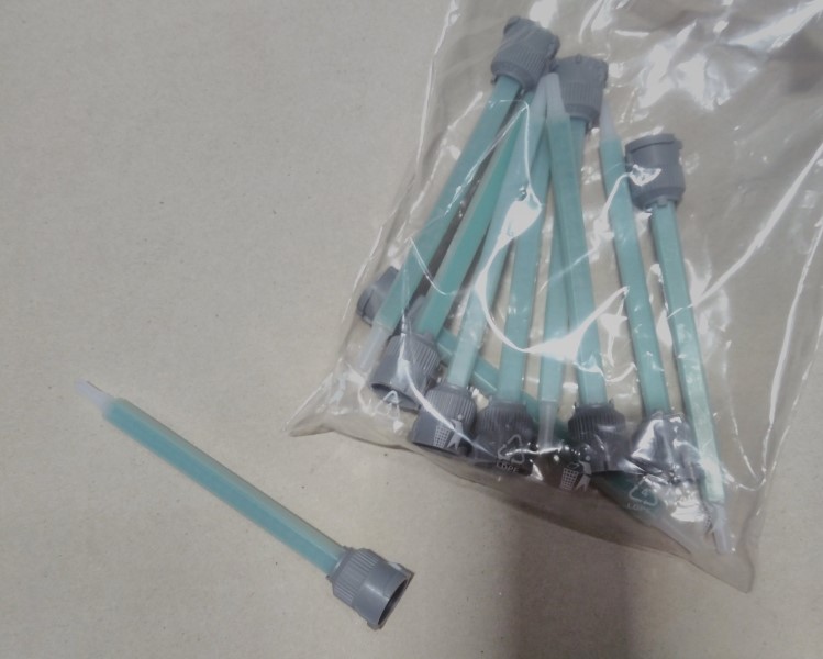 Boquillas de mezcla para el cartucho ACRALOCK SA 1-15 NAT 50 ml, (1 bolsa = 10 boquillas de mezcla)