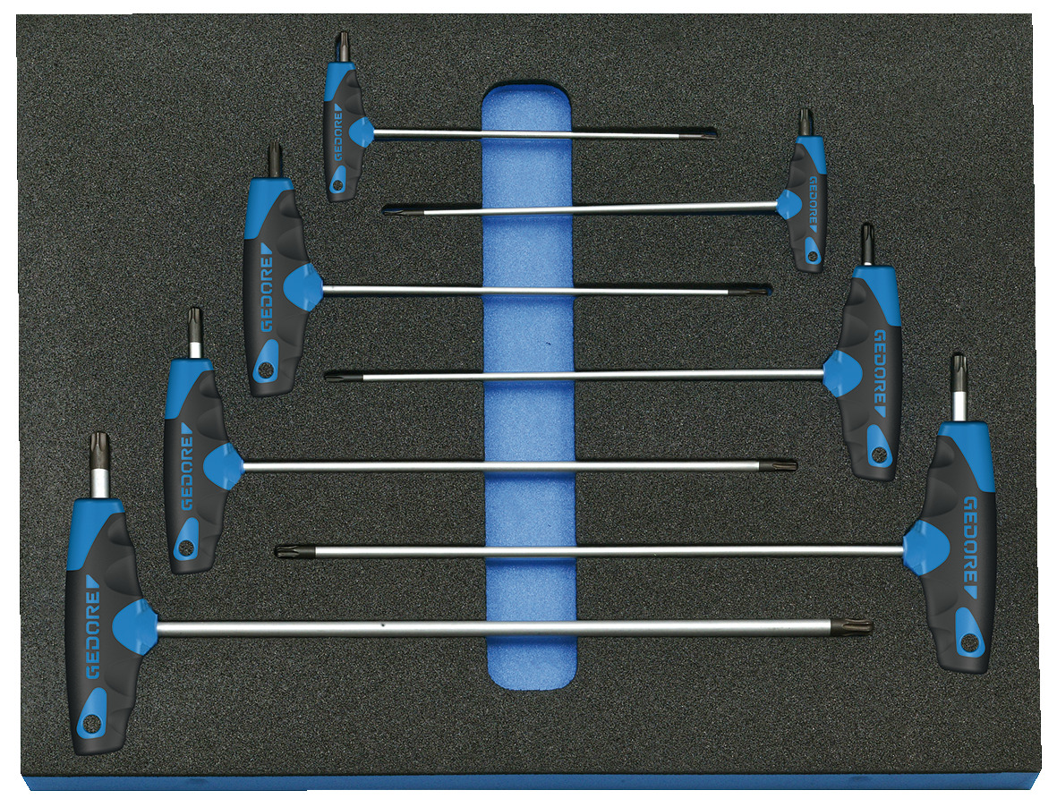 Hexagon Allen key set in CT module 7 pcs