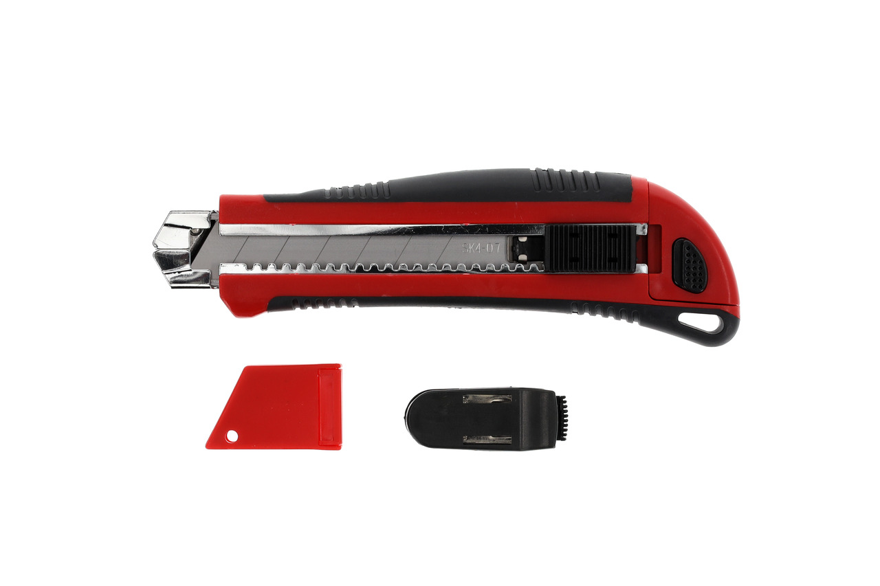 Cutter knife 5 blades-w. 25mm with clip