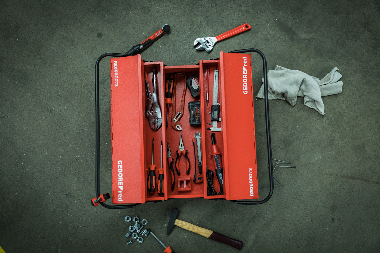 Tool box 5 compartments 535x225x330mm