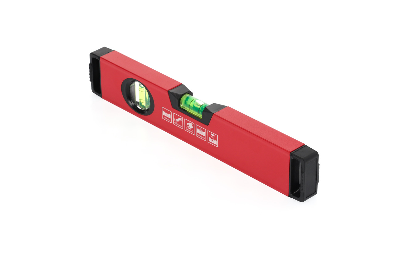 Spirit level l.300mm 2xlevel alum.
