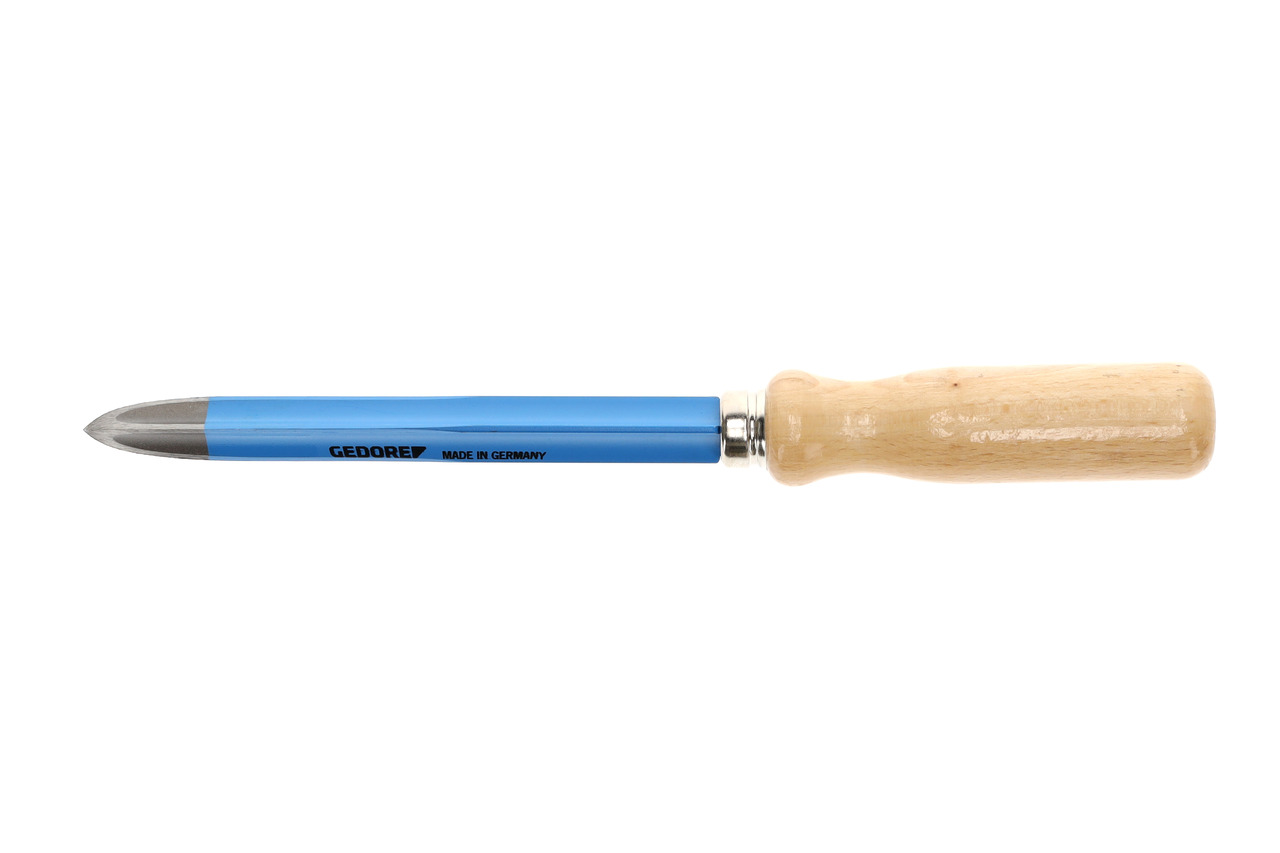 Three-edged hollow ground scraper