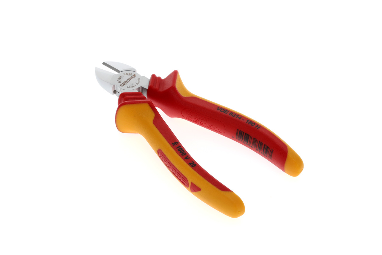 VDE Side cutter with VDE insulating sleeves