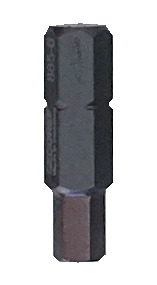 Screwdriver bit 6 mm hex