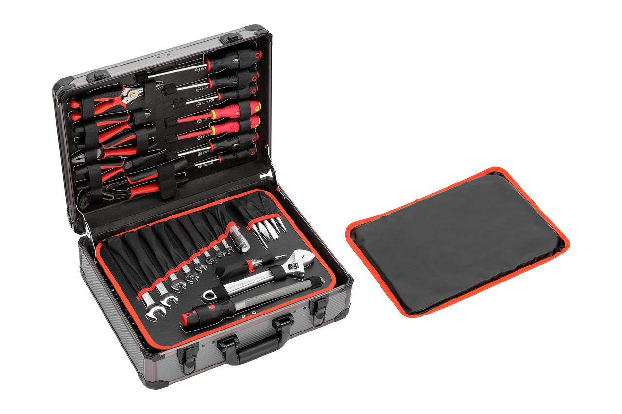 Tool set ALLROUND in ALU-tool case 138pcs