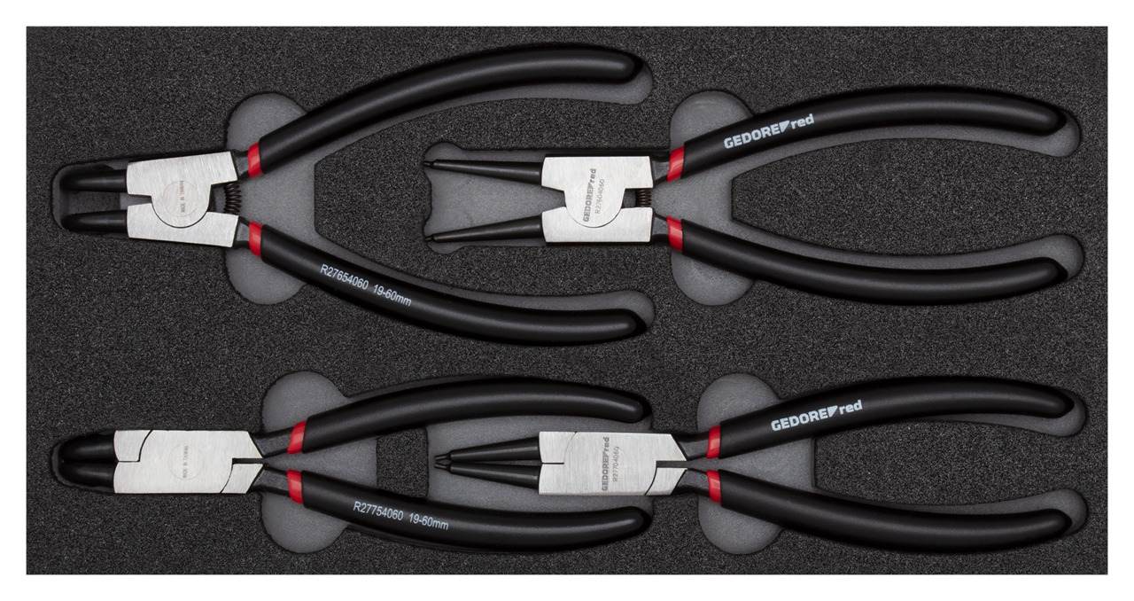 Circlip pliers set 2/6 CT-module 4pcs