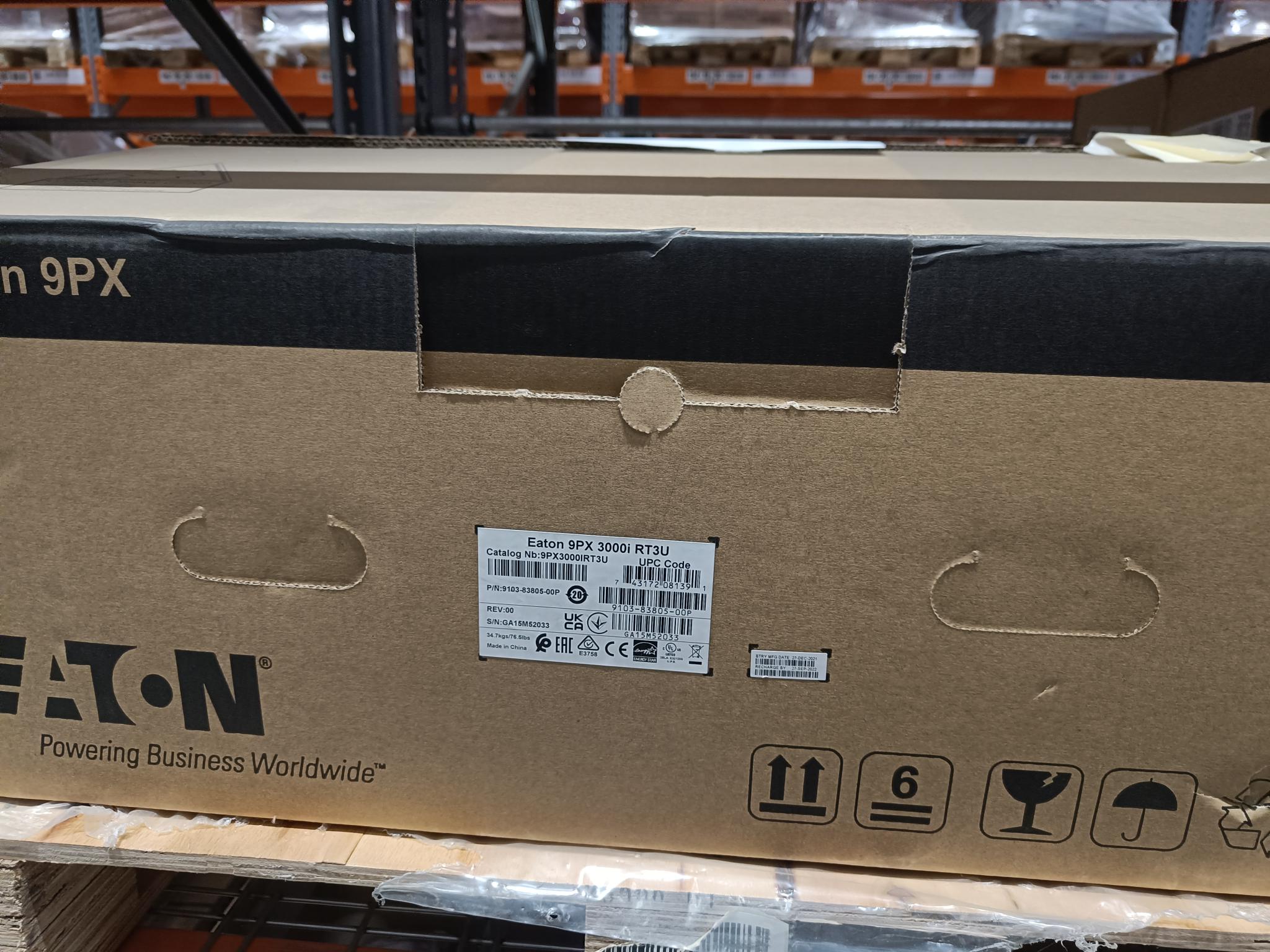 Eaton 9PX3000IRT3U 19 inch UPS 3000 VA