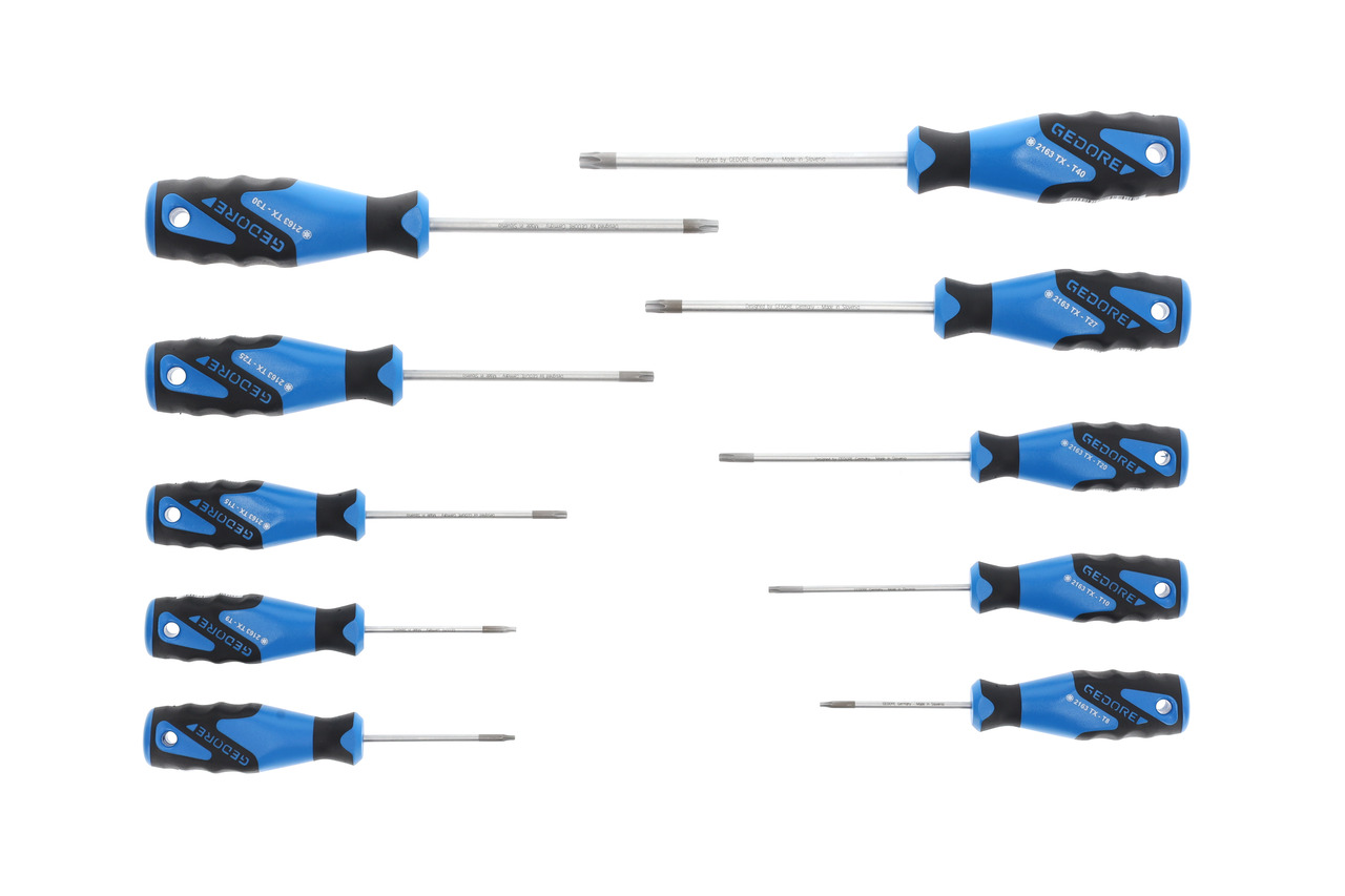 3C-Screwdriver set 10 pcs TORX T7-T40