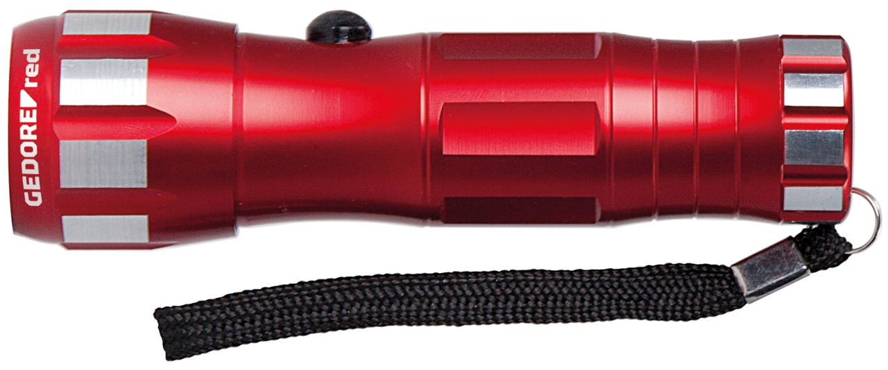 Torch light 1xLED range 25-30m 3xAAA alu