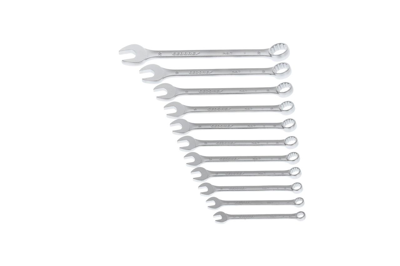 Combination spanner set 11 pcs UD profile 8-22 mm