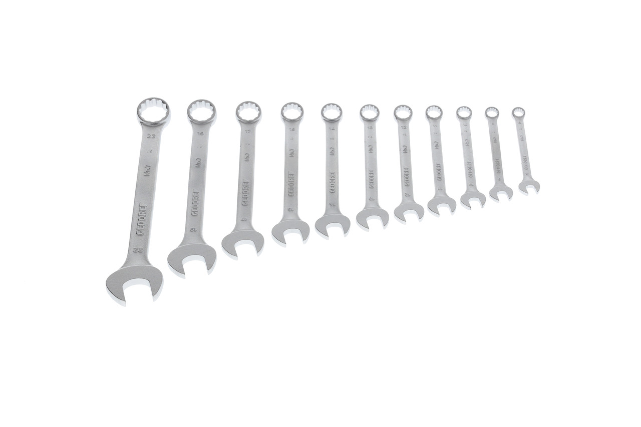 Combination spanner set 11 pcs UD profile 8-22 mm