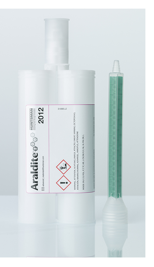ARALDITE 2012 A/B, 200 ml Cartridge incl. Mixing Nozzle, Two-Component Adhesive