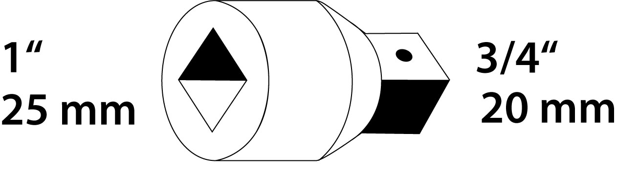 Reducer 1" to 3/4"